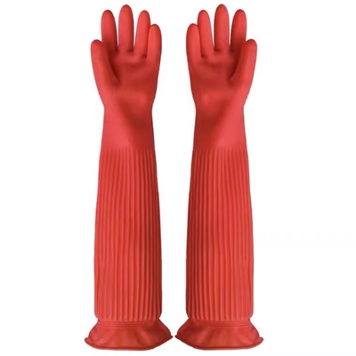XL 초장축 커프스 라텍스 장갑 45CM 120G/Pair 부엌 청소 글러브