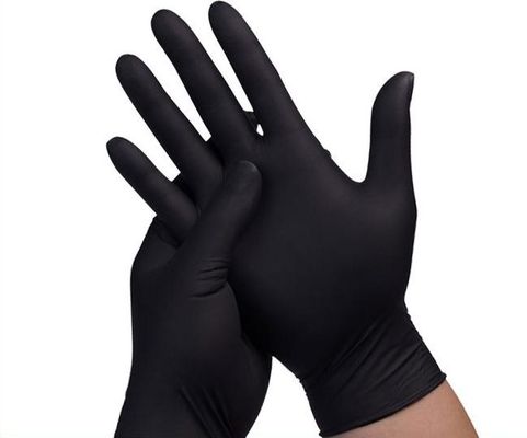 Large Disposable Nitrile Gloves 9 Inches Oil Resistance Flexible Gloves Designed for Medical and Heavy Duty Industrial Work
