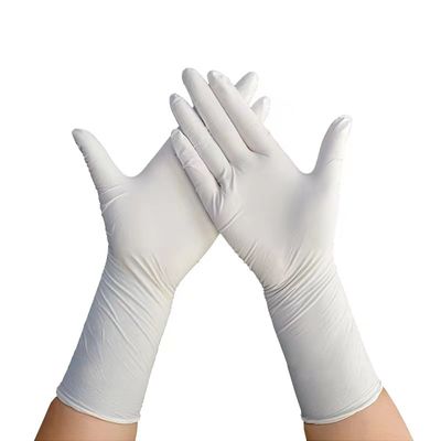 유연한 일회용 니트릴 장갑 OEM AQL1.5 AQL2.5 및 AQL4.0 등급으로 의료 산업 실험실용으로 설계