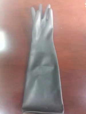 초장축 커프스 라텍스 장갑 60Cm XL을 두껍게 하는 것 일직선 라텍스 장갑을 채웁니다