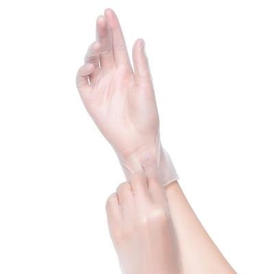 9 인치 버릴 수 있는 비닐 글러브 큰 24CM 내약품성 산업 식품 등급