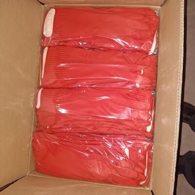 엑스트라 롱 커프 엑스트라 롱 청소 장갑 380mm 길이 유연성 높은 재사용 가능한 청소용 장갑