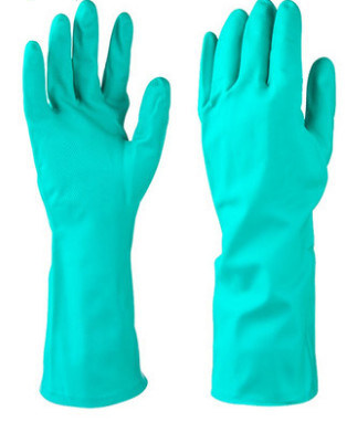 CE Certified Nitrile Glove of Green Chemotherapy Tested Ambidextrous Gloves Suitable for Healthcare and Industrial Tasks