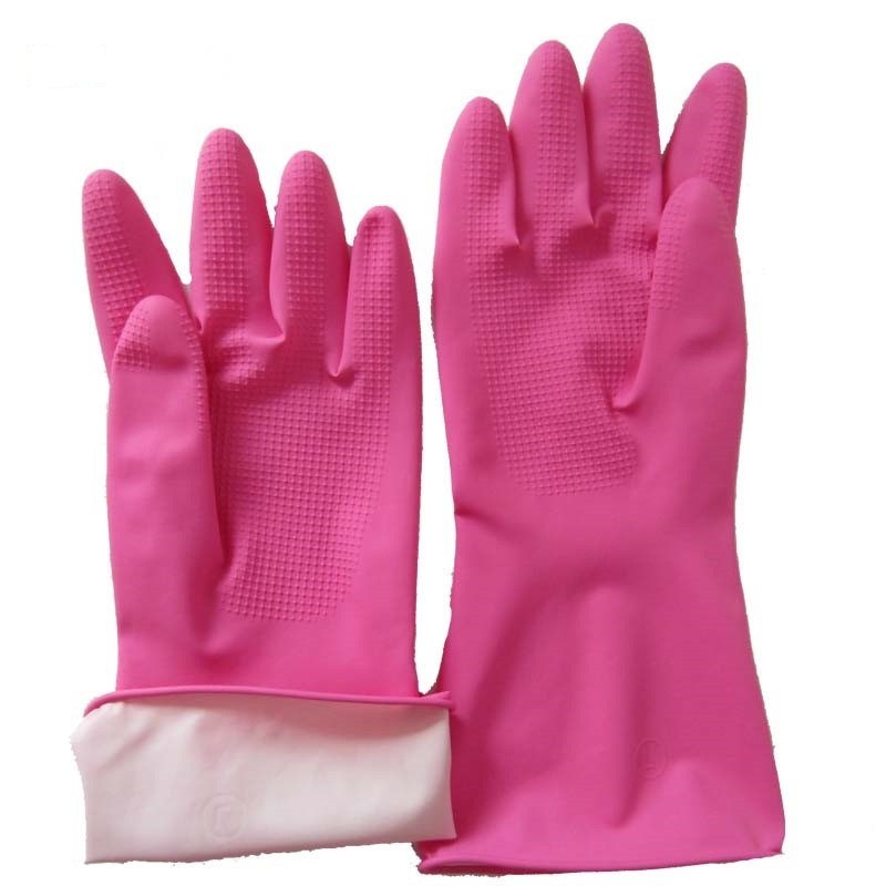 Solvent Resistance Extra Long Cleaning Gloves Comfortable Latex Gloves for Heavy Duty Industrial Cleaning and Chemical Handling